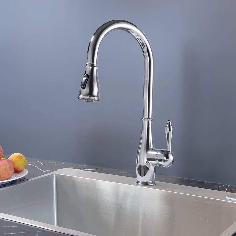 Topcraft High-arc Stainless Steel kitchen Sink Faucet