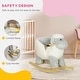 preview thumbnail 4 of 8, Baby Rocking Horse Sheep, Plush Lamb Rocker, Rocking Animal with Seat Belt, Sounds & Pedals for Kids 1-3 Years, Gray