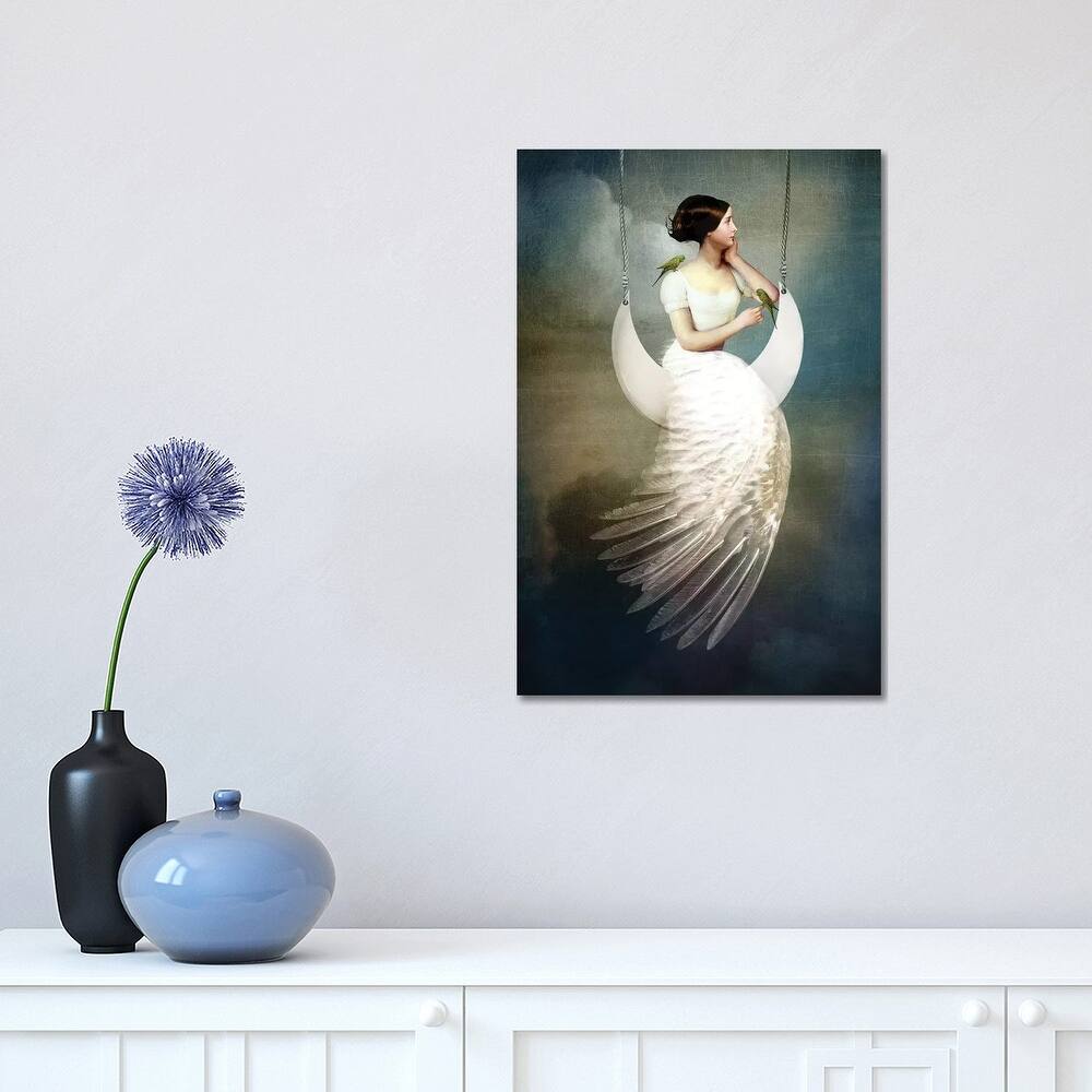 iCanvas "To The Moon And Back" by Catrin Welz-Stein Canvas Print