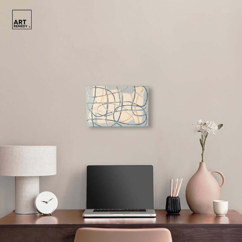Unbroken Line I Canvas by Art Remedy, Gallery Wrapped
