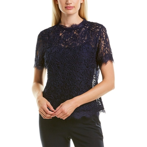 Anne Klein Lace Blouse. Opens flyout.