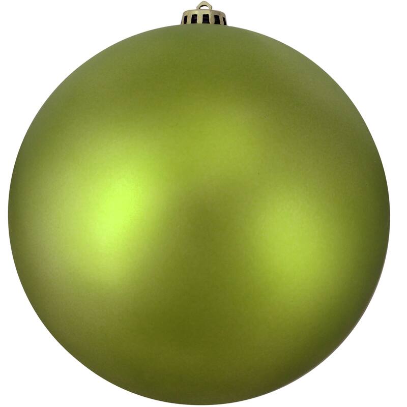 Matte Shatterproof Christmas Ball Ornament 12" 300mm Kiwi Green