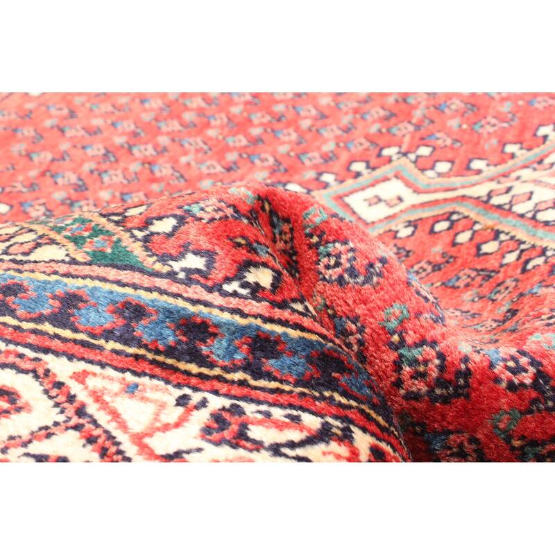 ECARPETGALLERY Hand-knotted Andelz Red Wool Rug - 3'5 x 5'4