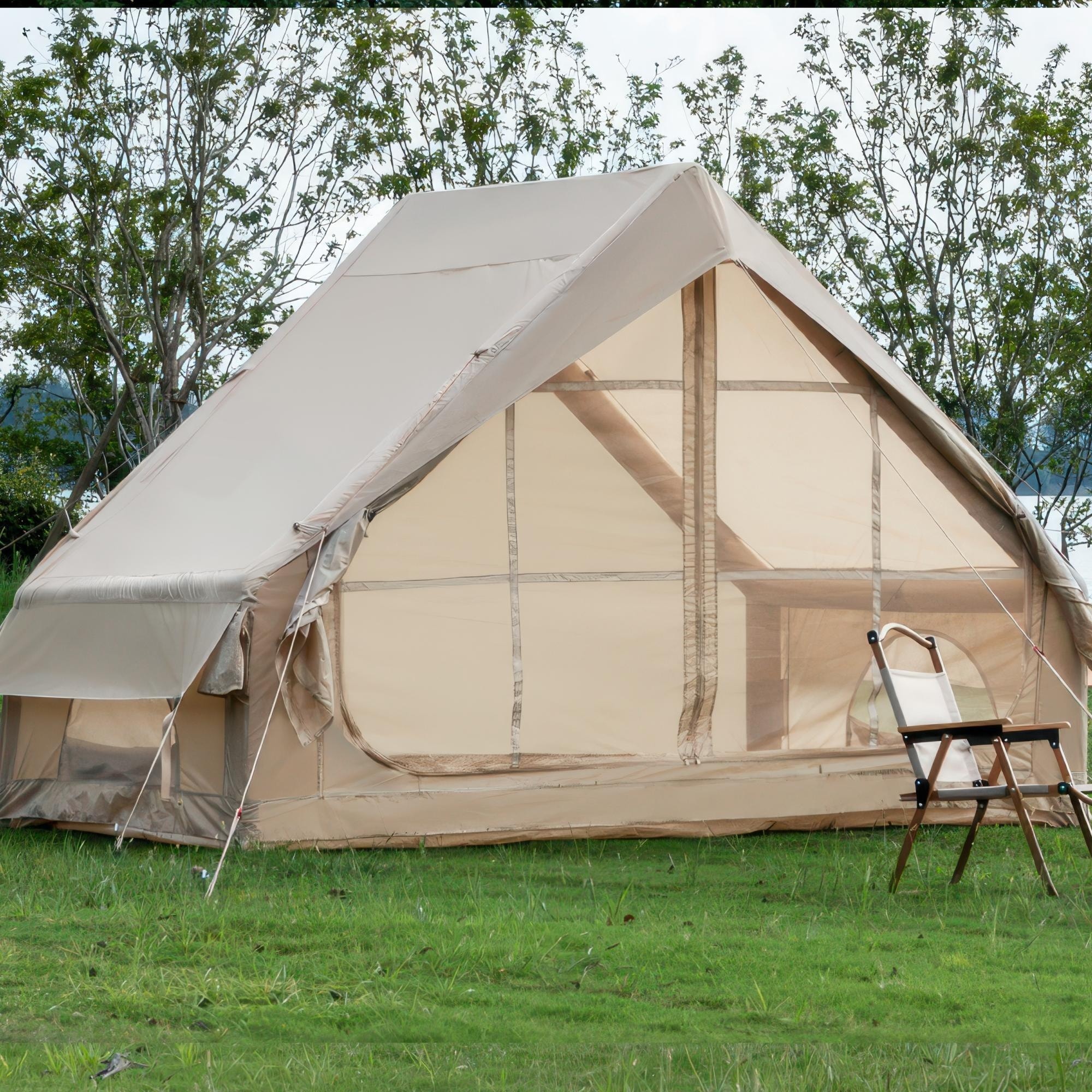 HUGEL CAMP SET Low Type ベージュ Amazon.com : UKGlamping Canvas Tent Bell Tent Yurt with
