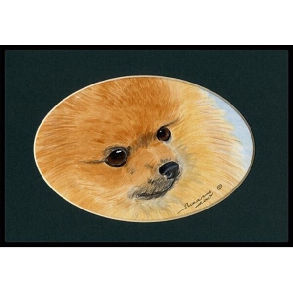 Carolines Treasures SS8051MAT 18 x 27 in. Pomeranian Indoor Outdoor Mat