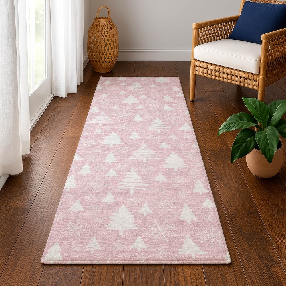 Premium Washable Super Soft Christmas Tree Mayfield Rug