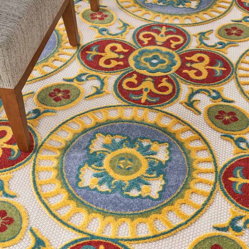 Nourison Aloha Indoor/outdoor Geometric Area Rug