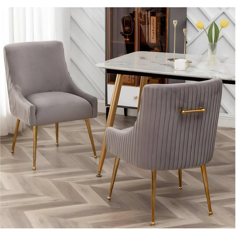 Heye III Velvet Modern Dining Chair (Set of 4)