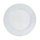 preview thumbnail 1 of 3, Soft Glow Faux Mother of Pearl Charger Plate (Set of 4) 4 Piece - White