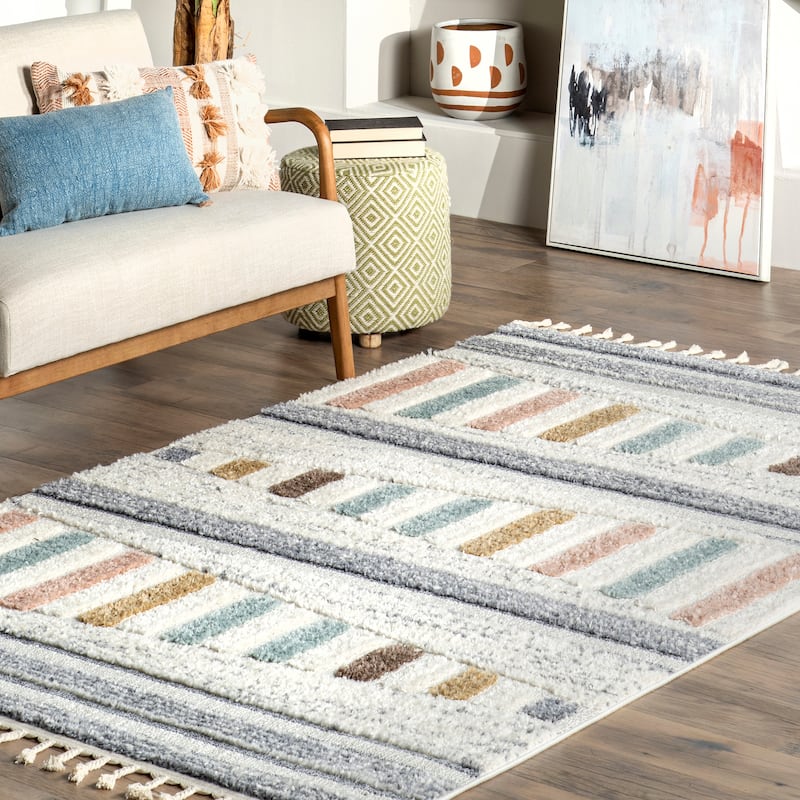Nuloom Iria Colorful Pyramid Kids Area Rug