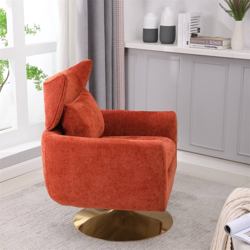 Classic Mid-Century 360-degree Swivel Accent Chair