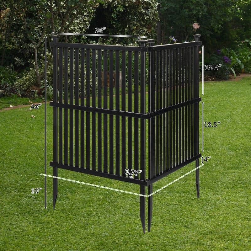2PCS Privacy Fence Panels Screen Outside