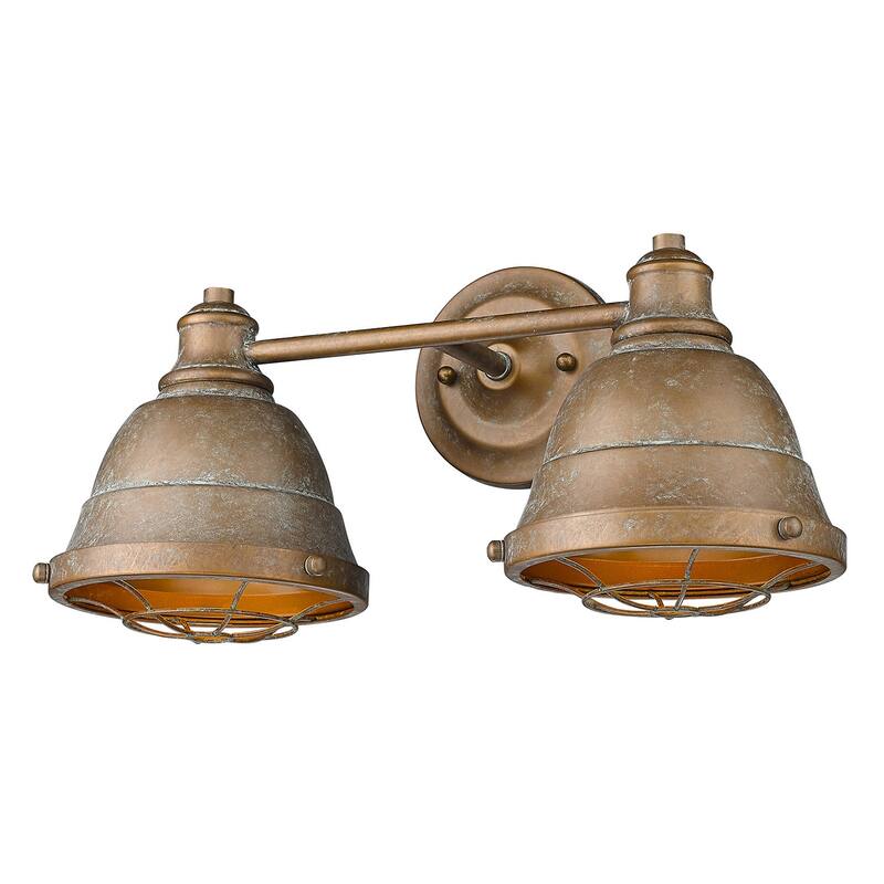 Golden Lighting Bartlett 2 Light 17" Wide Bathroom Vanity Light