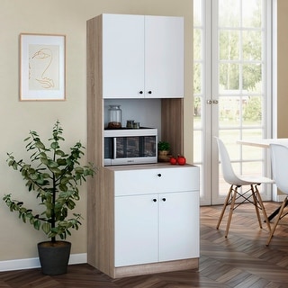 Living Skog Scandi Pantry Kitchen Storage Cabinet