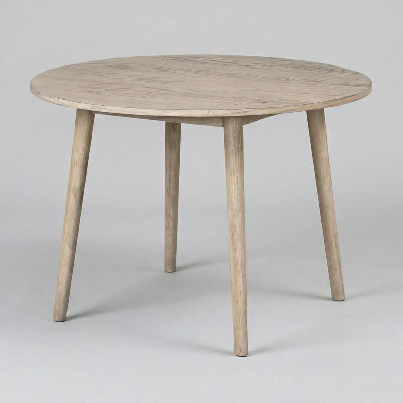 Furniture of America Galgary Mid-Century Modern 42-inch Wood Round Dining Table