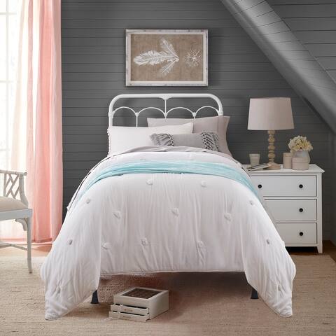 Hillsdale Furniture Jocelyn Metal Bed, Soft White