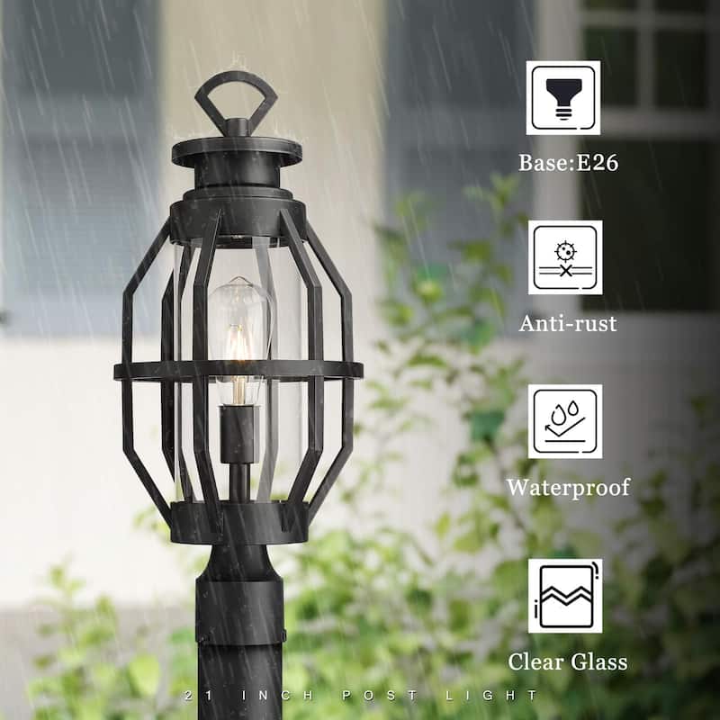 21 Inch Outdoor Post Light Pillar Lights