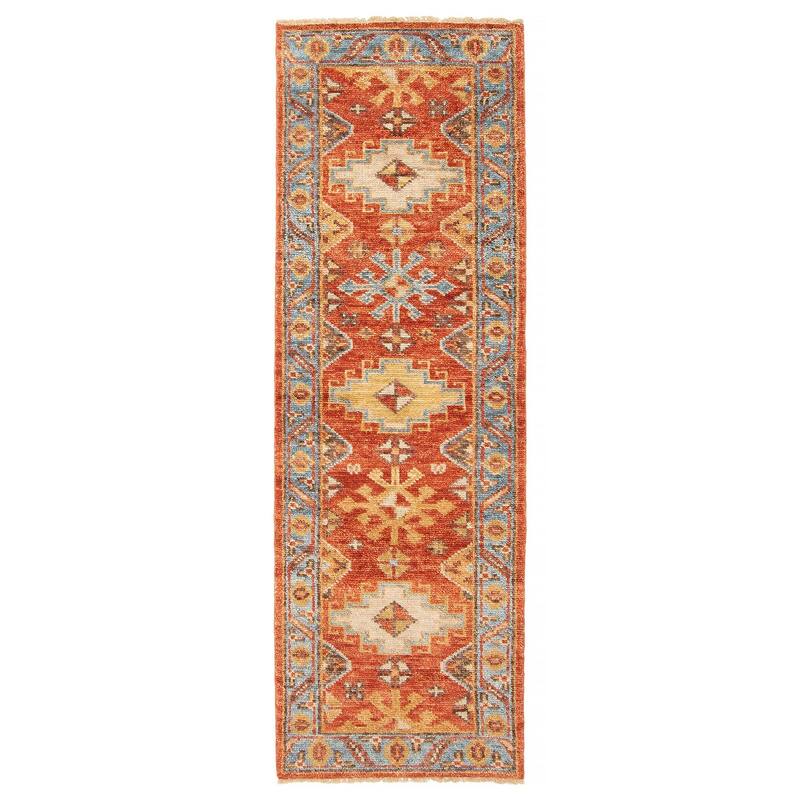 ECARPETGALLERY Hand-knotted Jules Serapi Dark Copper Wool Rug - 2'6 x 7'11 - Dark Copper - 2'6 x 7'11