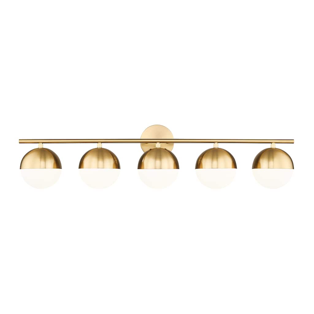 Z-Lite 7517-5V Realm Sphere 5 Light 40" Wide Vanity Light