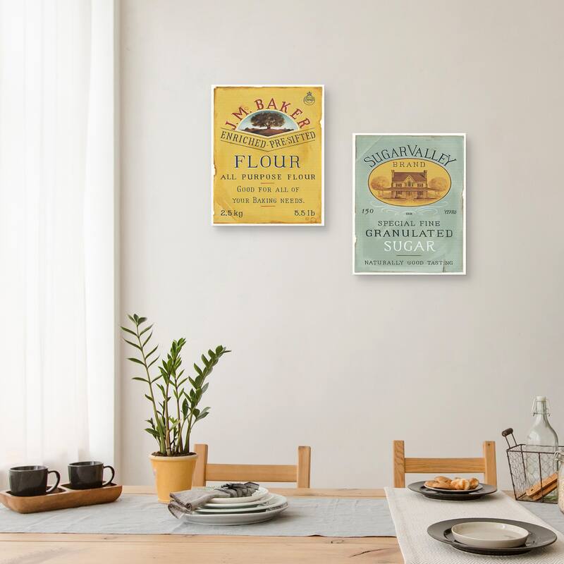 All Purpose Flour, Granulated Sugar by Lisa Audit Canvas Art Prints