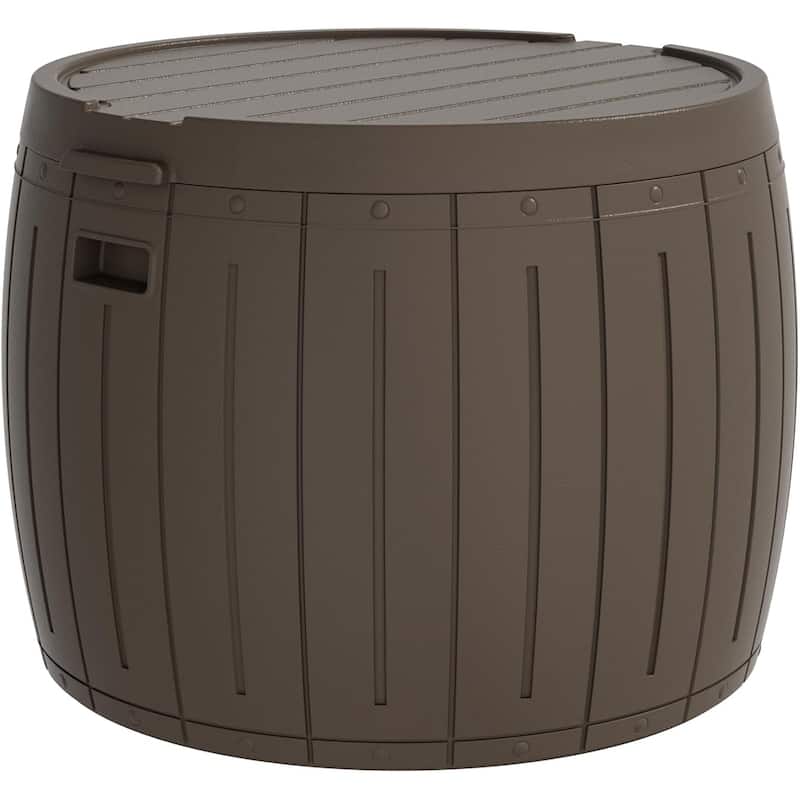 Outdoor Resin Deck Box Storage Shed for Garden,Patios,Backyards,Tools