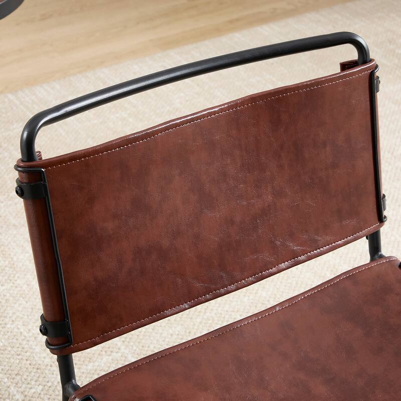 PU Retro Leisure Chairs (Set of 2)