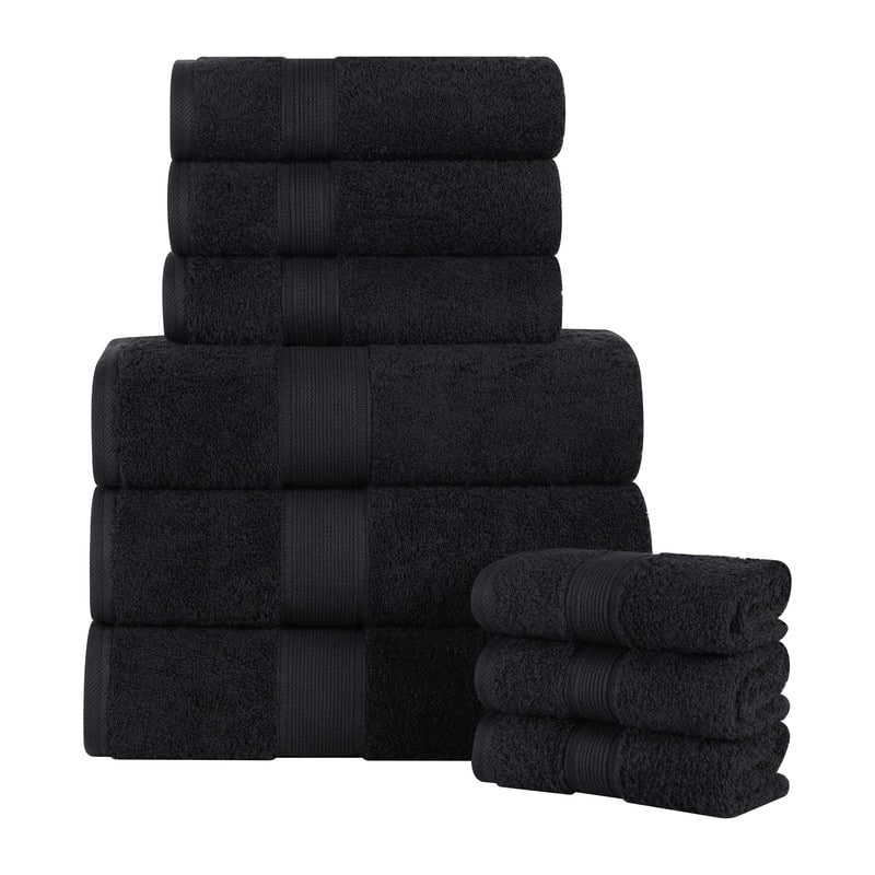 Superior Oregon Organic Cotton Solid 9-Piece Towel Set