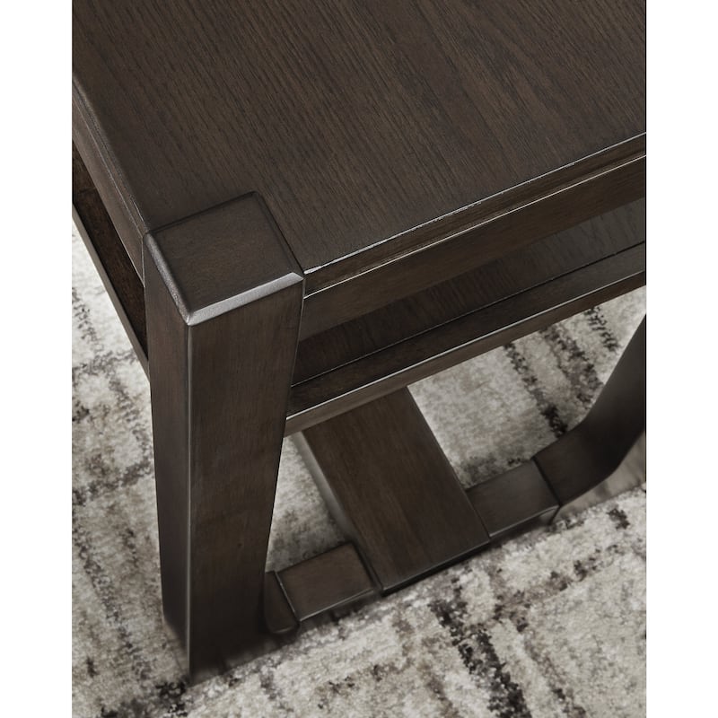 Signature Design by Ashley Breckington Brown Sofa Table - 65"W x 17"D x 29"H