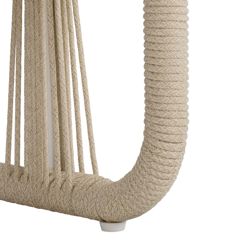 SAFAVIEH COUTURE Franklyn Rope & Al Patio Chair - 28"W x 31"D x 30"H