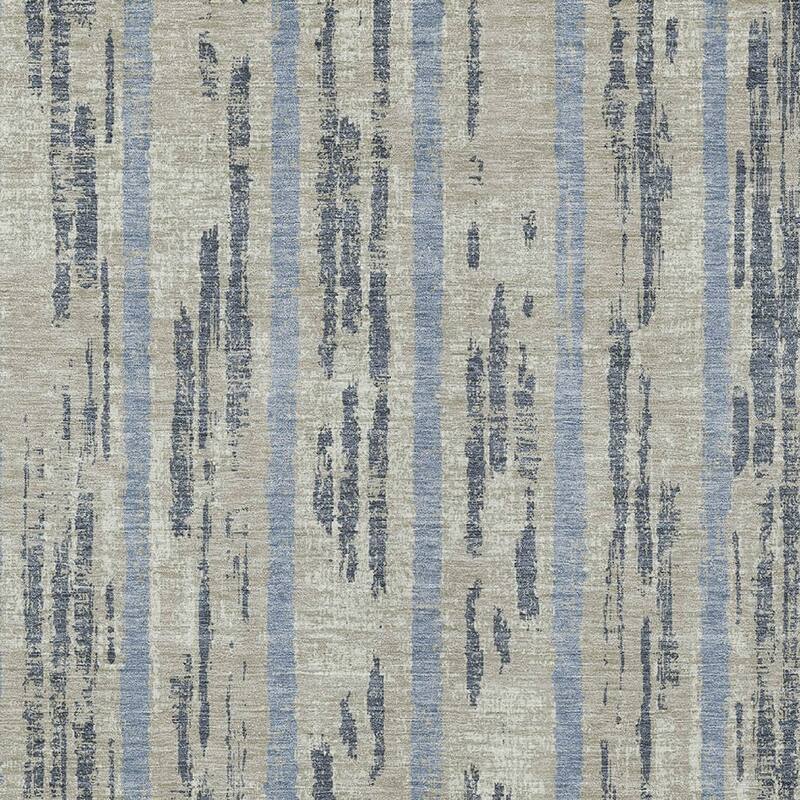 HomeRoots Striped Transitional Rectangle Outdoor Rug