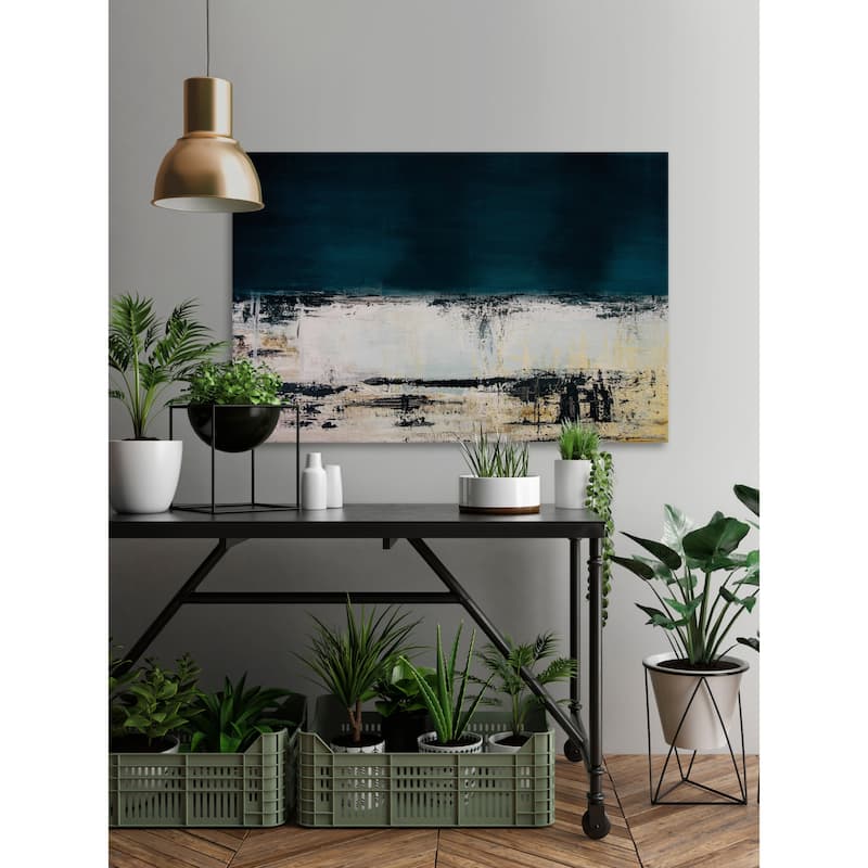 Dark and Stormy Print on Wrapped Canvas