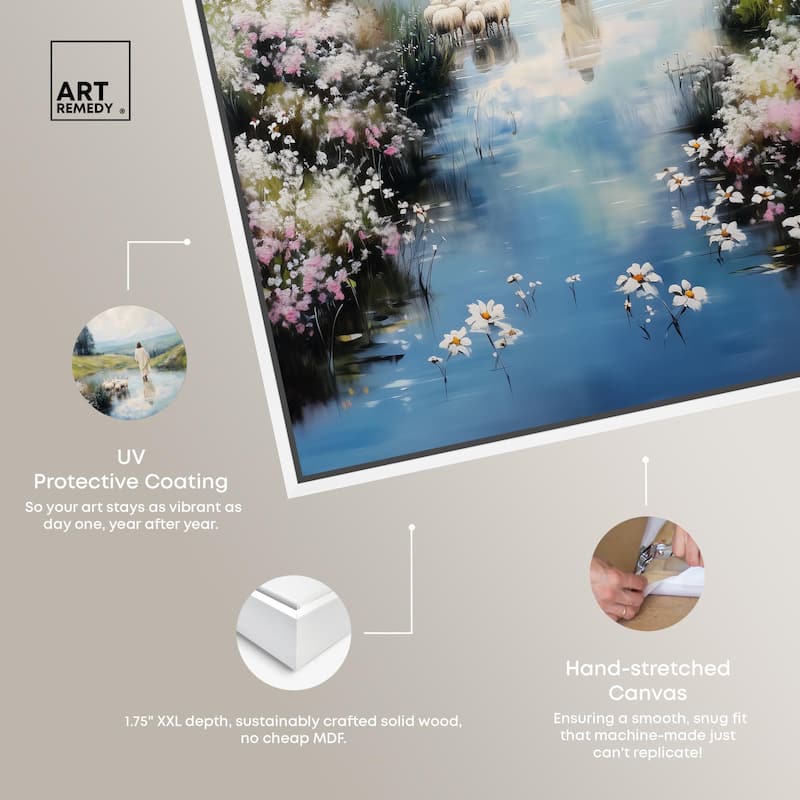 Caretaker's Calm Crossing I Canvas by Art Remedy