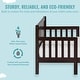 preview thumbnail 4 of 5, Dream On Me Hudson 3 in 1 Convertible Toddler Bed Espresso