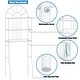 preview thumbnail 2 of 4, 3 Tier Over Toilet Storage Rack Bathroom Organizer with Metal Shelf