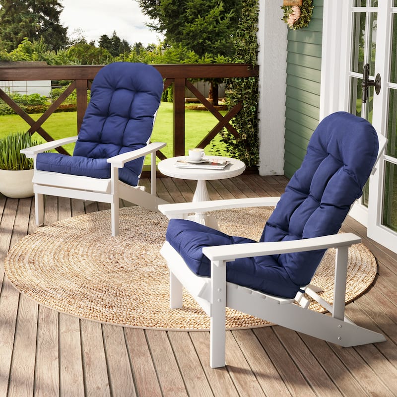 Adirondack Style Patio Outdoor Chair Cushion for Adirondack Chair or Lounge Rocking Chair - See picture