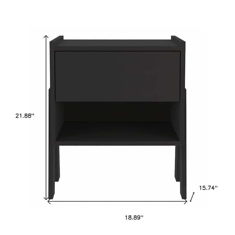 18.89" Rectangular One Drawer With Manufactured Wood Top - 18.89x15.74x21.88
