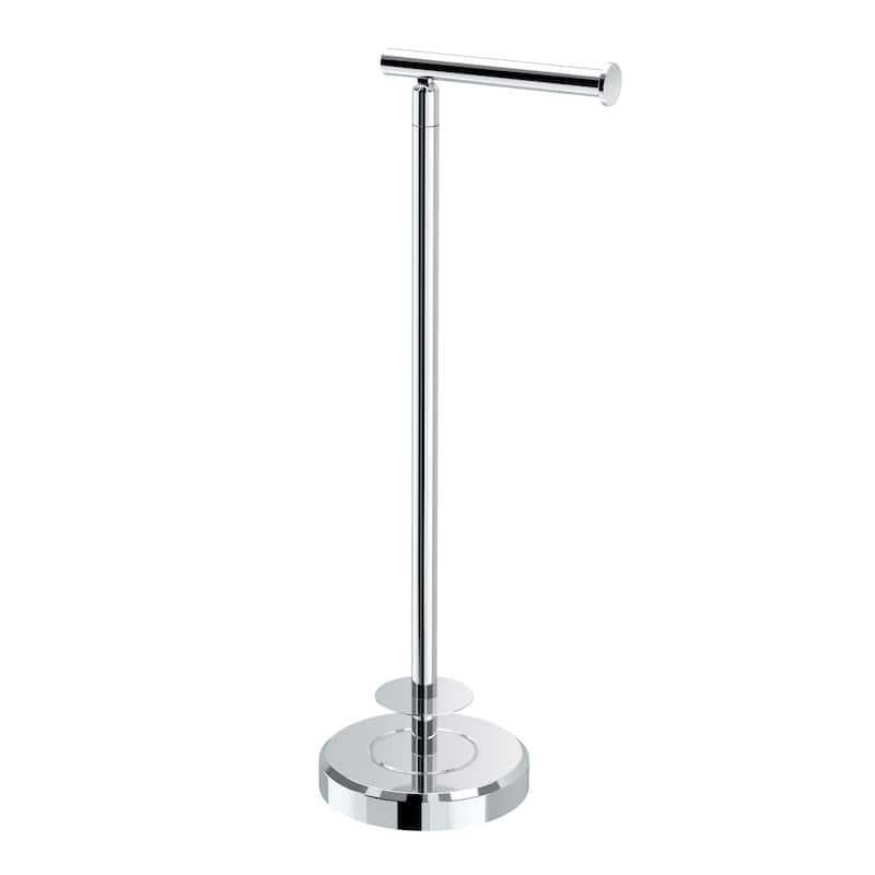 Gatco Latitude II Free Standing Toilet Paper Holder - Chrome