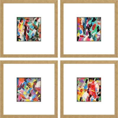 Meditations S/4 Framed Art Under Glass