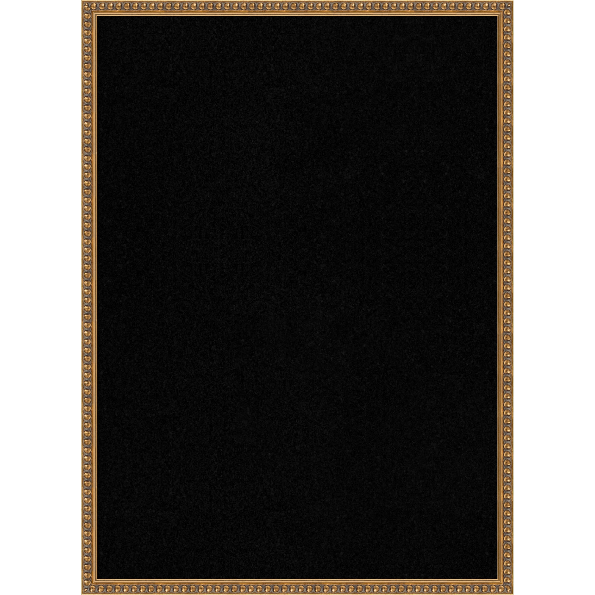 Amanti Art Black Cork Board, Bradford Bead Wood Framed Bulletin Board ...