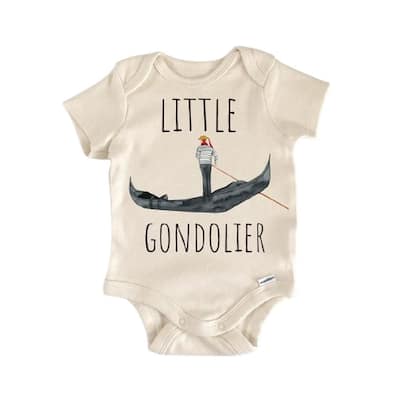 Gondola Venice Italy - Baby Boy Girl Clothes Infant Bodysuit Funny Cute Newborn