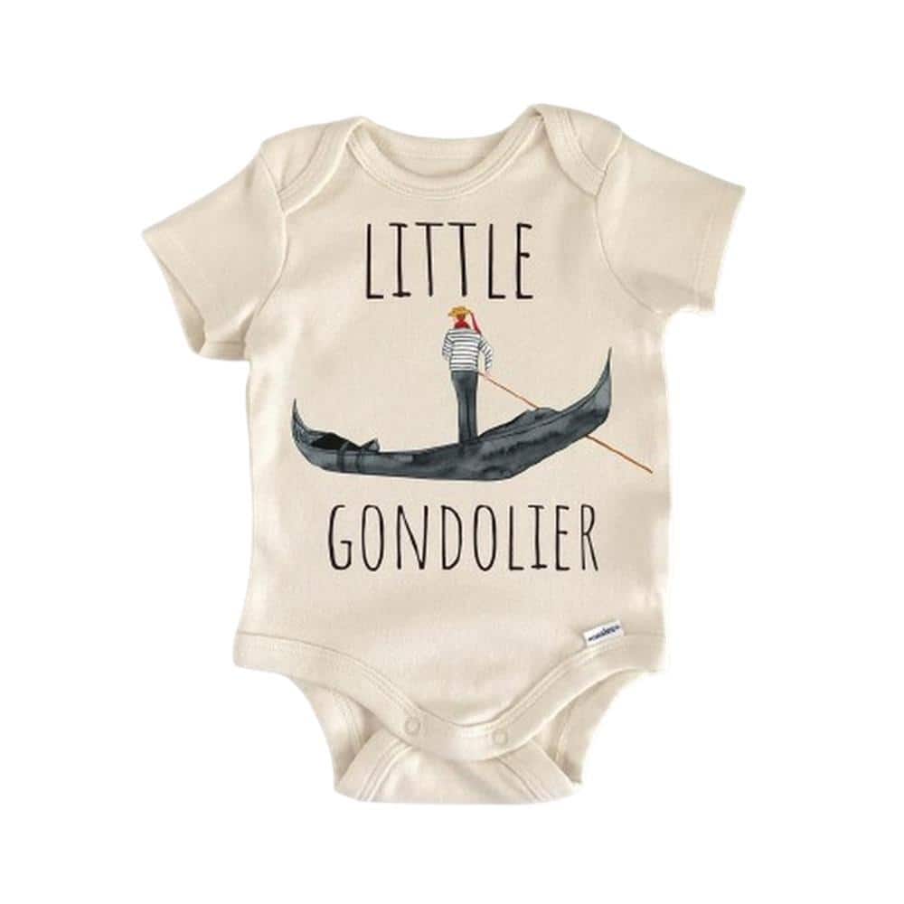Gondola Venice Italy - Baby Boy Girl Clothes Infant Bodysuit Funny Cute Newborn