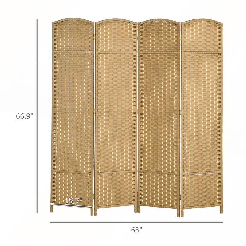 Folding Freestanding Privacy Screen for Home and Office
