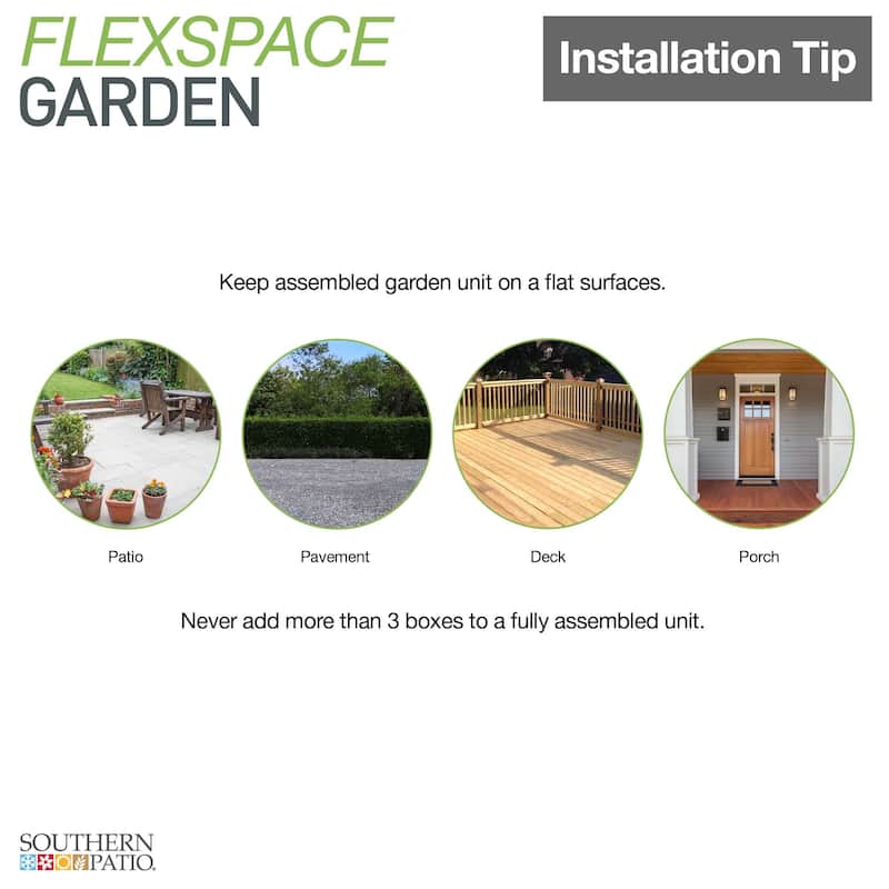Southern Patio FlexSpace Modular Planter Garden