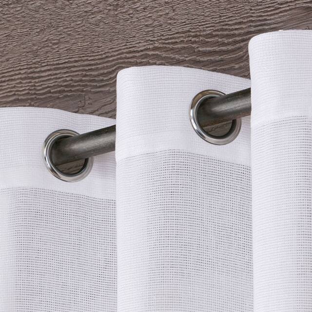 ATI Home Biscayne Indoor/Outdoor Grommet Top Curtain Panel Pair