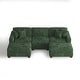 preview thumbnail 26 of 131, Oversized Chenille Modular Sectional Sofa Conversation Set with 2 Ottomans