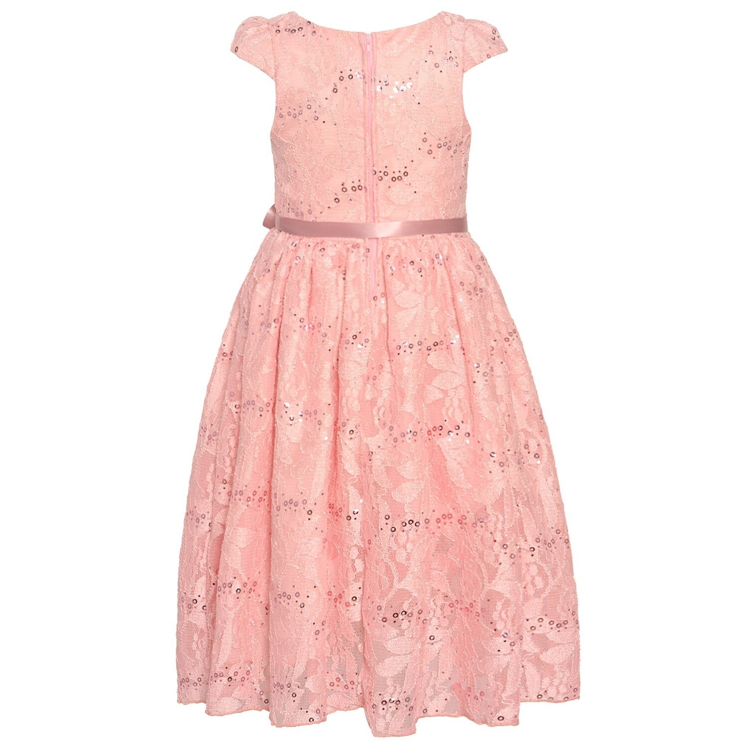 girls blush dress
