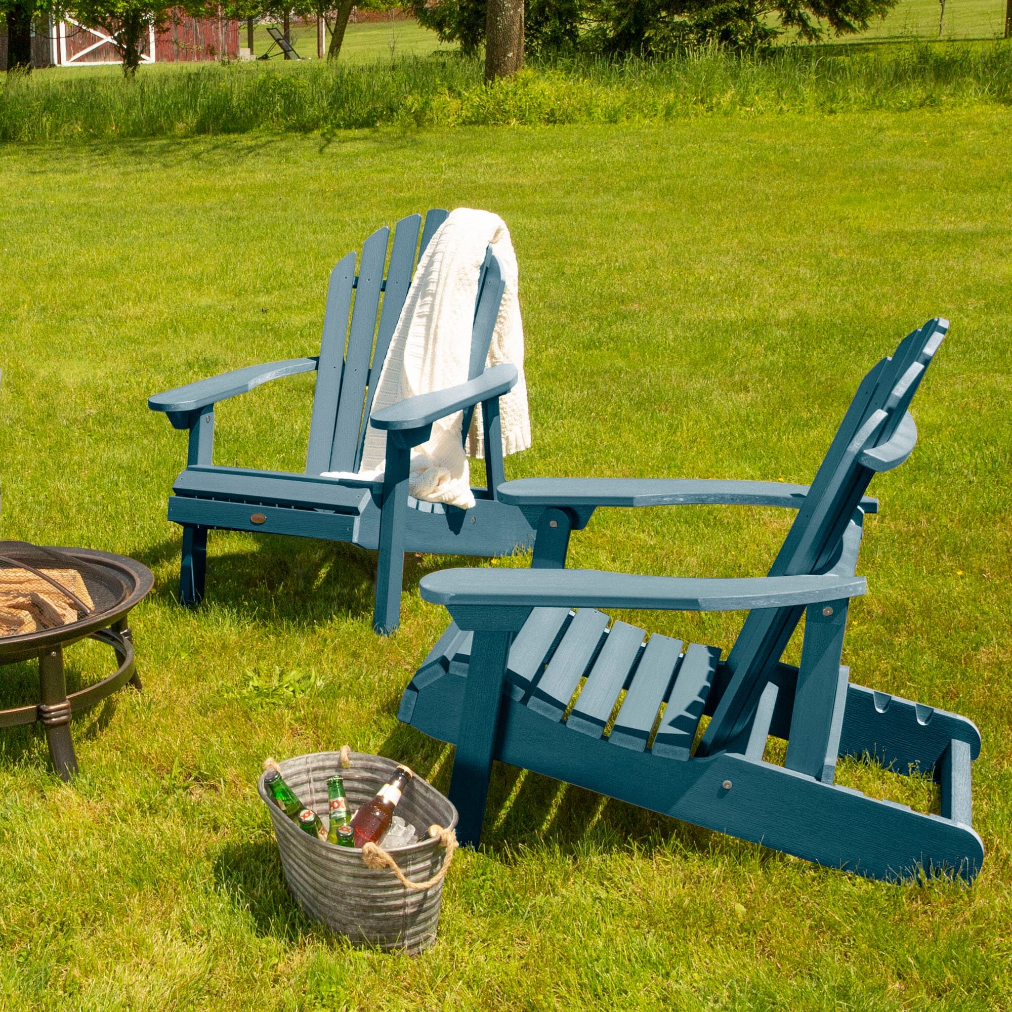 Highwood hamilton folding shop reclining adirondack chair