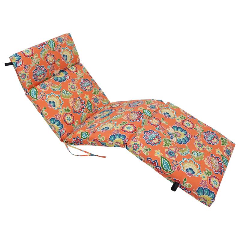 72-inch by 24-inch Outdoor Chaise Lounge Cushion - 72" x 24"