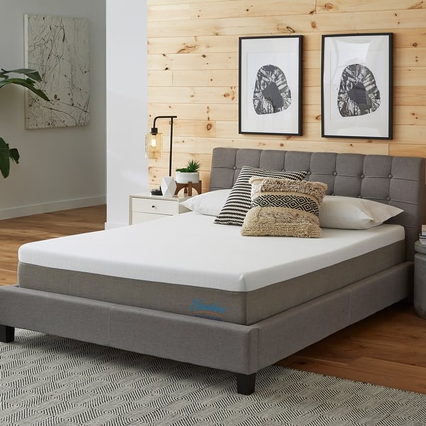 slide 2 of 12, Slumber Solutions Essentials 12-inch Gel Memory Foam Mattress