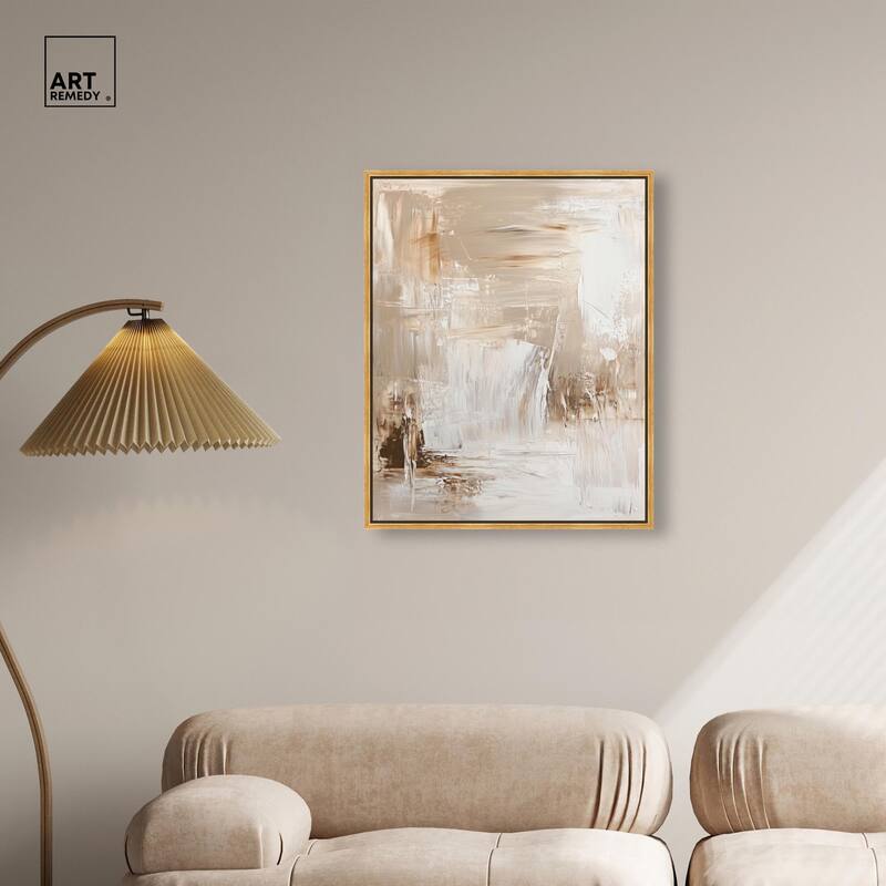Latte Layers II Canvas by Art Remedy